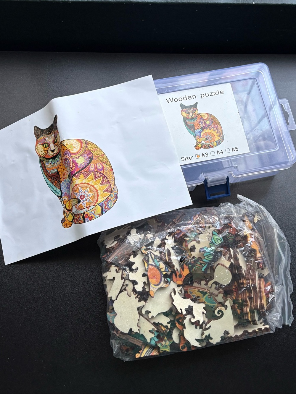 New CAT wooden puzzle!